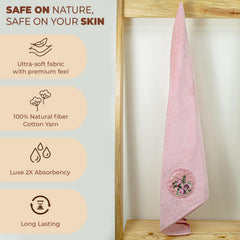 Akiko Home Prima Dream 100% Cotton Bath Towels 450 Gsm | Soft, Absorbent & Durable, Cotton Bath Towel | Pack Of 1 (Peach)