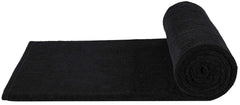 Elstone Home Bath Towel 600 Gsm | Zero Twist Egyptian Cotton Extra Large Bath Towel (Black)