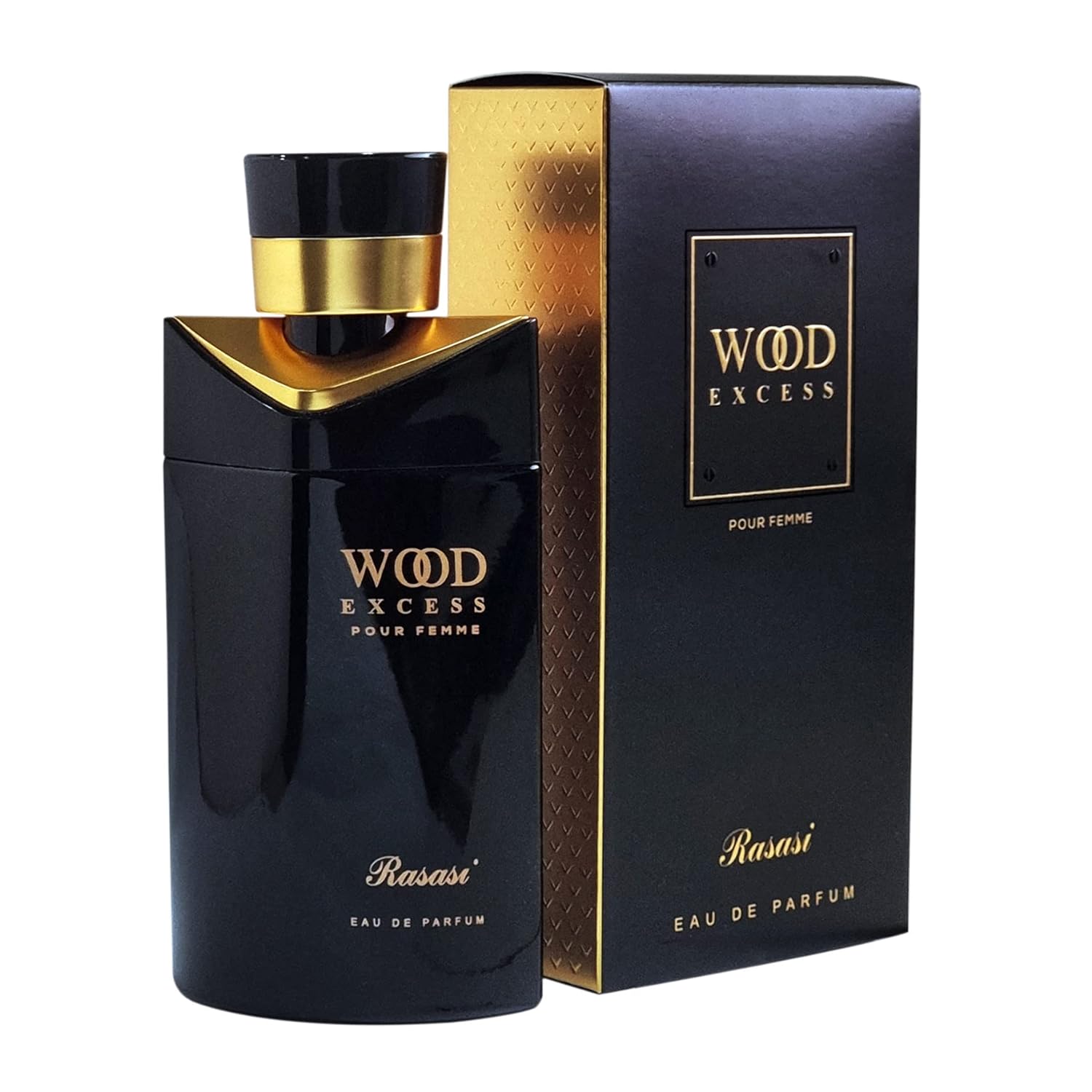 Rasasi Wood Excess Pour Femme Eau De Parfum 100ml 3.4 Fl.oz. Women Fragrance | Long Lasting Rasasi Wood Excess Pour Femme Eau De Parfum 100ml 3.4 Fl.oz. Women Fragrance | Long Lasting