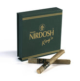 King's Premium Herbal Cigar 95 Mm Long With Corn Husk Filter | Tobacco Free & Nicotine Free - Wrapper In Ebony Leaf
