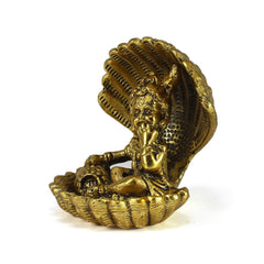 Golden Bal Gopal Krishna Having Makhan, Decorative Showpiece, Metal, Golden, Idol, Perfect For Occasions Like Krishna Janmashtami, Birthdays & Housewarmings, Etc | Handmade, Idol