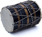 Musical 8-Inch Dholak For Kids & Babies - Multicolor | Perfectly Symmetric Round Dholak - Dholak For Festival, Wedding, Satsang | Very Easy To Tune