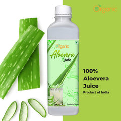 360 Degree Organic Aloe Vera Juice For Skin And Hair No Added Sugar, Rich In Vitamins, Minerals & Antioxidants | 500ml 1.1lbs Each Pack Of 2