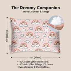 Personalized Pillow For Kids, Super Soft Cotton Kids Cushion - 12 X 18 Inches | Custom Name, For 5 Years Old Kids, Adorable Prints | For Head, Neck Support Baby Pillow - Pillow 20