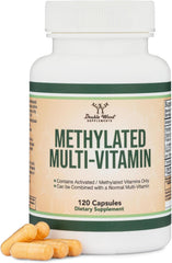 Athinika Nutrition Methylated Multivitamin Methylated And Activated Vitamins Only , B Complex With Trimethylglycine | 120 Capsules , 200gm 0.4lbs