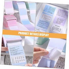 Pull-Out Sticky Notes Roll (256 Sheets) With Dispenser Box | (Multicolor, Pack Of 1)