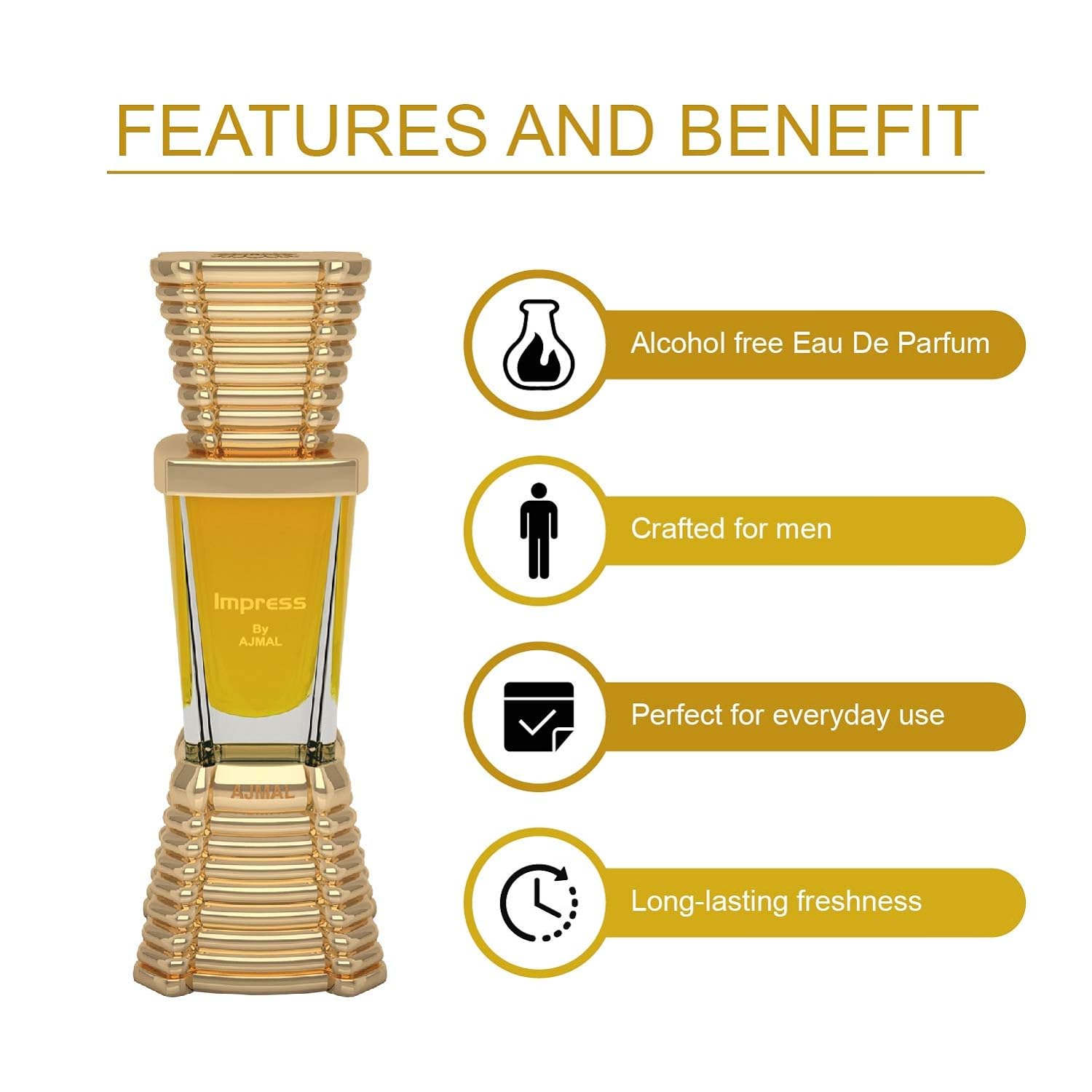 Set Of Majmuah & Impress Concentrated Attar Perfume Oil 10ml 0.3 Fl.oz. Each Pack Of 2 | Free From Alcohol | For Unisex Set Of Majmuah & Impress Concentrated Attar Perfume Oil 10ml 0.3 Fl.oz. Each Pack Of 2 | Free From Alcohol | For Unisex