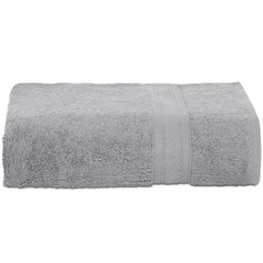 Ambra Linens 500 Gsm Highly Absorbent Towel, 100% Cotton, Soft & Plush, All Seasons Use, Large, Everyday Use, Durable (Light Grey)