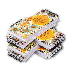 Writing Notepads, Portable Blank Notebook Pocket Memo Pad, 100 Sheets, For Dailyuse, Pack Of 8