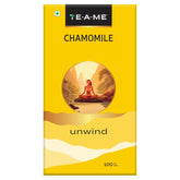TE-A-ME Unwind Chamomile Tea - 100 Infusion Tea Bags | Chamomile Tea For Good Sleep - Caffeine Free, Biodegradable | Packaging Might Vary