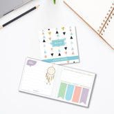 Boho Sticky Notes, Creative Beautiful Designs, 150 Sticky Sheets Total - Multicolor