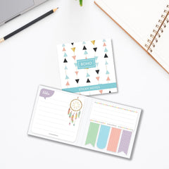 Boho Sticky Notes, Creative Beautiful Designs, 150 Sticky Sheets Total - Multicolor