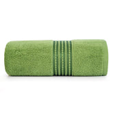 Micro Cotton Remy Basel Luxury Terry Cotton Bath Towel 550 Gsm | Super Comfortable 100% Long Staple Cotton Bath Towel (Yedra Green)