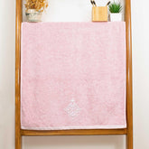 Rangoli 100% Bamboo Bath Towels 500 Gsm | Large Size Ultra Soft, Quick-Absorbent & Eco-Friendly Bath Towels - Pink