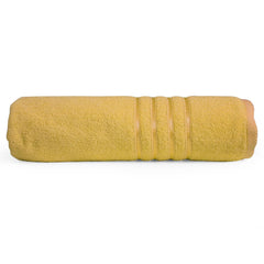 Cross Wave Exim Cotton Bath Towel 450 Gsm | Ultra Soft & Absorbent Towel (Yellow)