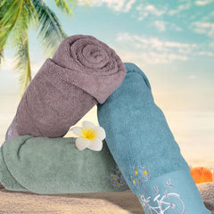 Rangoli 100% Cotton Martin Hand Towels 600 Gsm | Quick Dry, Ultra Soft, Highly Absorbent Printed Hand Towel Luxury & Highly Absorbent Towels - Multicolor (Set Of 3)