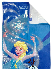 Athom Living Magic Elsa Kids Bath Towel 300 Gsm | Super Soft, Quick Dry, Highly Absorbent, Lightweight & Durable Towel (Multicolor)