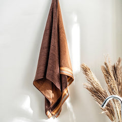 Ddecor Cotton Bath Towel 500gsm (Brown)