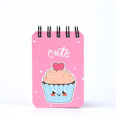 Spiral Pocket Notebook, Cute Mini Notepad, Handy Notebook For School (Cute) Pack Of 1