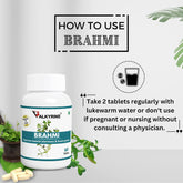 Valkyrine Brahmi, Mind Care & Memory Booster, Acts As A Potent Antioxidant Neuroprotector | 60 Tablets 100gm 0.2lbs Each Pack Of 2