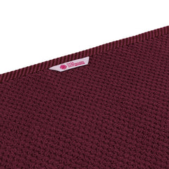 Casa Copenhagen Egyptian Cotton Waffle Large Size Bath Towel 500 Gsm (Burgundy)
