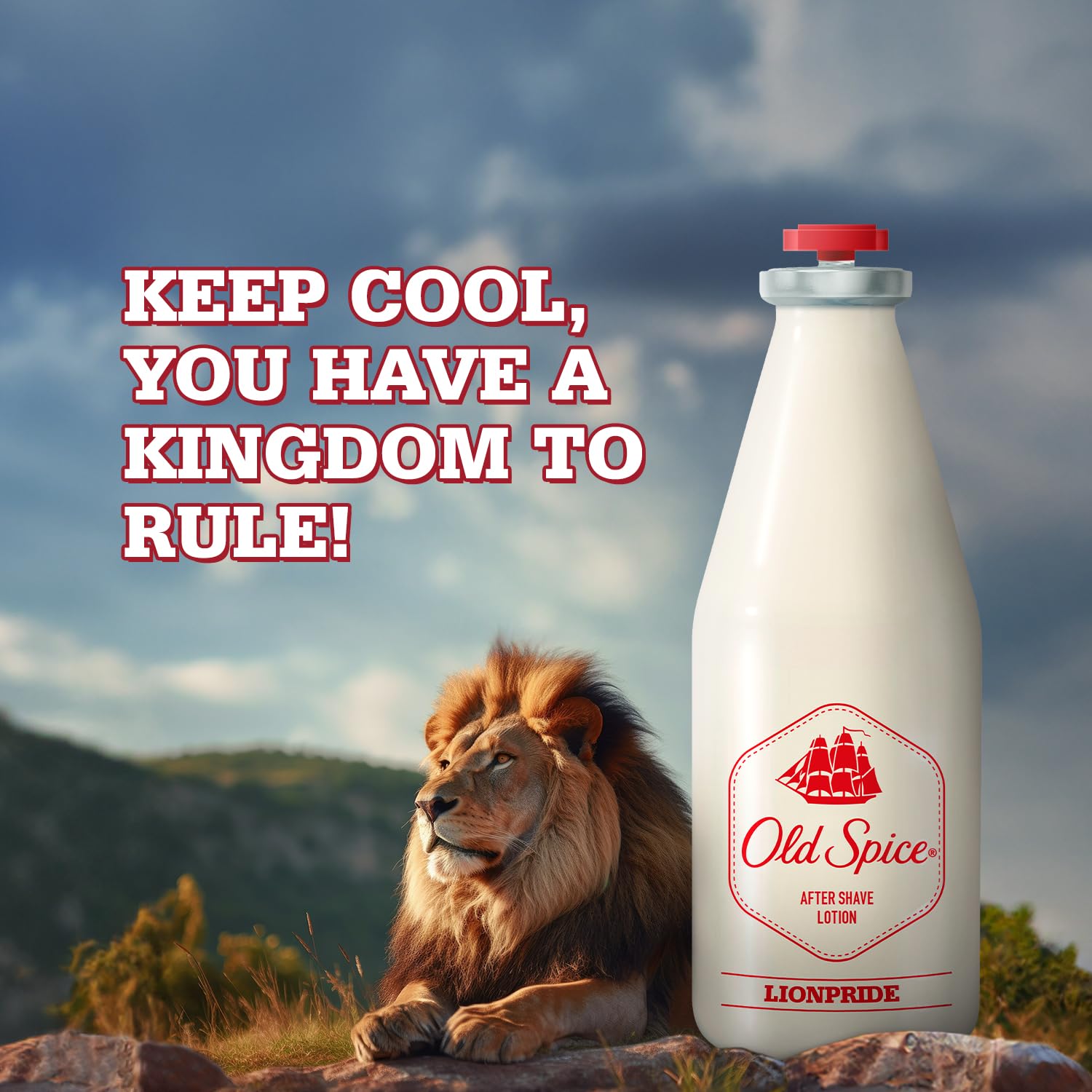 Old Spice After Shave Lotion | Lionpride | Cool , Aromatic And Fresh | 100ml 3.4 Fl.oz. Old Spice After Shave Lotion | Lionpride | Cool , Aromatic And Fresh | 100ml 3.4 Fl.oz.