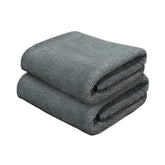 Yellow Weaves Super Soft Microfiber Hand Towels, Gym & Workout Towels 400 Gsm, (Grey) Set Of 2