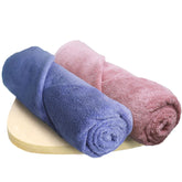 Heelium Bamboo Bath Towel 600 Gsm | Ultra Absorbent | 3x Softer Than Cotton Towels | Pack Of 2 - Peach, Iris
