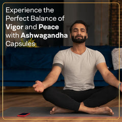 Mpil Ashwagandha Extract 350mg + Jatamansi Extract Helps In Stress Management, Improve Energy Boost Muscle Mass & Strength, Enhance Immunity Rejuvenates Mind & Body | 60 Capsules 100gm 0.2lbs