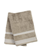 Spaces Hygro Cotton Hand Towel 400 Gsm | Blooms Softer When Washed Ultra Absorbency Dries You Quicker Hygro Cotton - Brown (Pack Of 2)