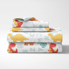 Printed Cotton King Size Bedsheet With 2 Pillow Covers | 104 X 104 Inches, Orange & Mint | Durability, Breathability, Softness, & Easy Maintenance