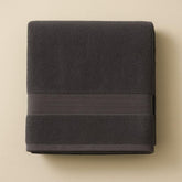 Elstone Home With Device Extra Large Premium Cotton Towel 700 Gsm | Ultra Soft & Super Absorbent Hotel & Spa Quality Towel (Black)
