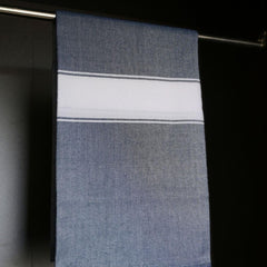 Aero Weav Ultra Lightweight Bamboo Bath Towel 200gsm | Compact, Portable & Less Than Skin-Friendly & Eco-Friendly Travel Towel (Denim Blue)