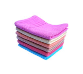 Space Fly Cotton Hand Towels 900 Gsm | Soft & Absorbent Multipurpose For Bathroom, Kitchen, Gym, Yoga, Face & Surface Cleaning Towel (Set Of 6) - Multicolor
