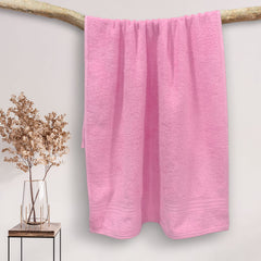Sassoon Anatolia 100% Cotton XL Bath Towel 500 Gsm | Extra Soft, Quick Drying & Super Absorbent Bath Towel For Men & Women (Pink)