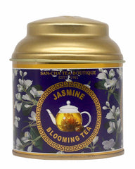 San-Cha Jasmine Blooming Tea - 40gm, 1.4 Ounce | Lily Flower & Osmanthus Flower - Environment Friendly & Made In Corn Fiber | Low Caffeine