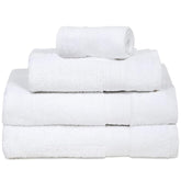 Ambra Linens Highly Absorbent Towel 500 Gsm | 100% Cotton, Soft And Plush, All Seasons Use, Large, Everyday Use, Durable (1hand, 1face, 2bath Towels Set) | White