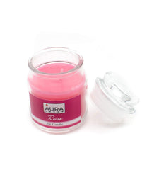 ROSE FRESH ROSES CUT FRAGRANCE JAR CANDLE | PARAFFIN WAX | PERFECT GIFT FOR LOVE