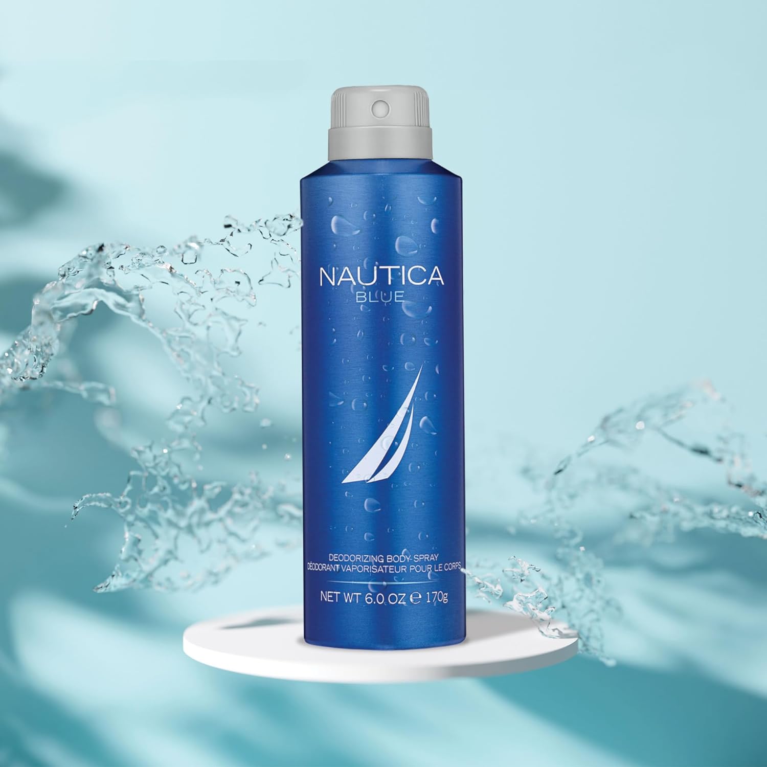 Nautica Blue Deodorizing Body Spray 170gm 6.0 Oz. Men Fragrance | Long Lasting Nautica Blue Deodorizing Body Spray 170gm 6.0 Oz. Men Fragrance | Long Lasting