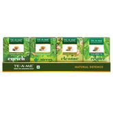 TE-A-ME Green Tea Suraksha Pack - 1 Box X 40 Tea Bags | Moringa+ Ashwagandha+ Kadha+ Tulsi Green Tea - Detox Green Tea & Slimming