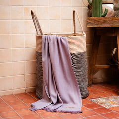 Debaans Bamboo 1 Bath & 2 Hand Towels 800 Gsm | 100% Bamboo, Quick Dry, Lightweight Towels (Plum)- Set Of 3