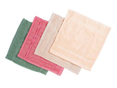Oras Luxury Cotton Face Towel 600 Gsm | Ultra Soft Extra Absorbent Small Size Towel (Multicolour) - Set Of 6