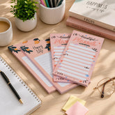 Daily Planner Writing Pads, To Do List Notepads, Pocket & Travel Easy Tear Off Pad | Set Of 4