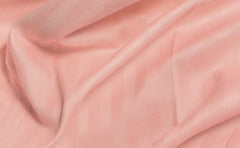 Elastic Fitted Cotton Single Bedsheet With One Matching Pillow Covers - 36 X 75 Inches, Peach | Soft Touch, Comfortable & Breathable