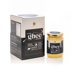 100% Natural A2 Bilona Desi Cow Ghee By Sutirth | Rich In Taste & Nutrients Made With Traditional Bilona Method Desi Ghee Perfect For Garnish Dishes | (500ml) 16.9 Ounce | Jar Pack