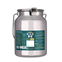 100% Pure A2 Gir Cow Ghee By Girorganic | Rich In Nutrients Healthy & Protein Fiber Pure Desi Ghee Perfect For Overall Health | (5 Litre) 169.0 Ounce | Steel Jar