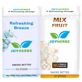 Ayurvedic Herbs Tobacco Alternatives | Non Addictive - Refreshing Breeze Mix Fruit Flavour Smoke 20 Sticks - Tobacco & Nicotine Free Combo Pack