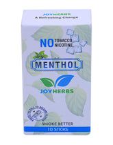 Herbal Cigarettes For Smoking 100% Tobacco Free & Nicotine Free Mint Flavoured King Size Herbal Smoke Sticks Pack Of 10 | Tobacco And Cigarette Alternatives - Quit Smoking Products