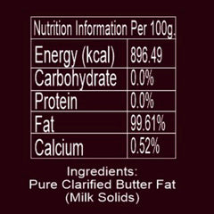 Organic Natural Gir Cow Ghee By Jivika Naturals | Good Source Of Vitamin A & Healthy Desi Ghee Perfect For Skin Care | (1 Litre) | 33.8 Ounce | Jar Pack