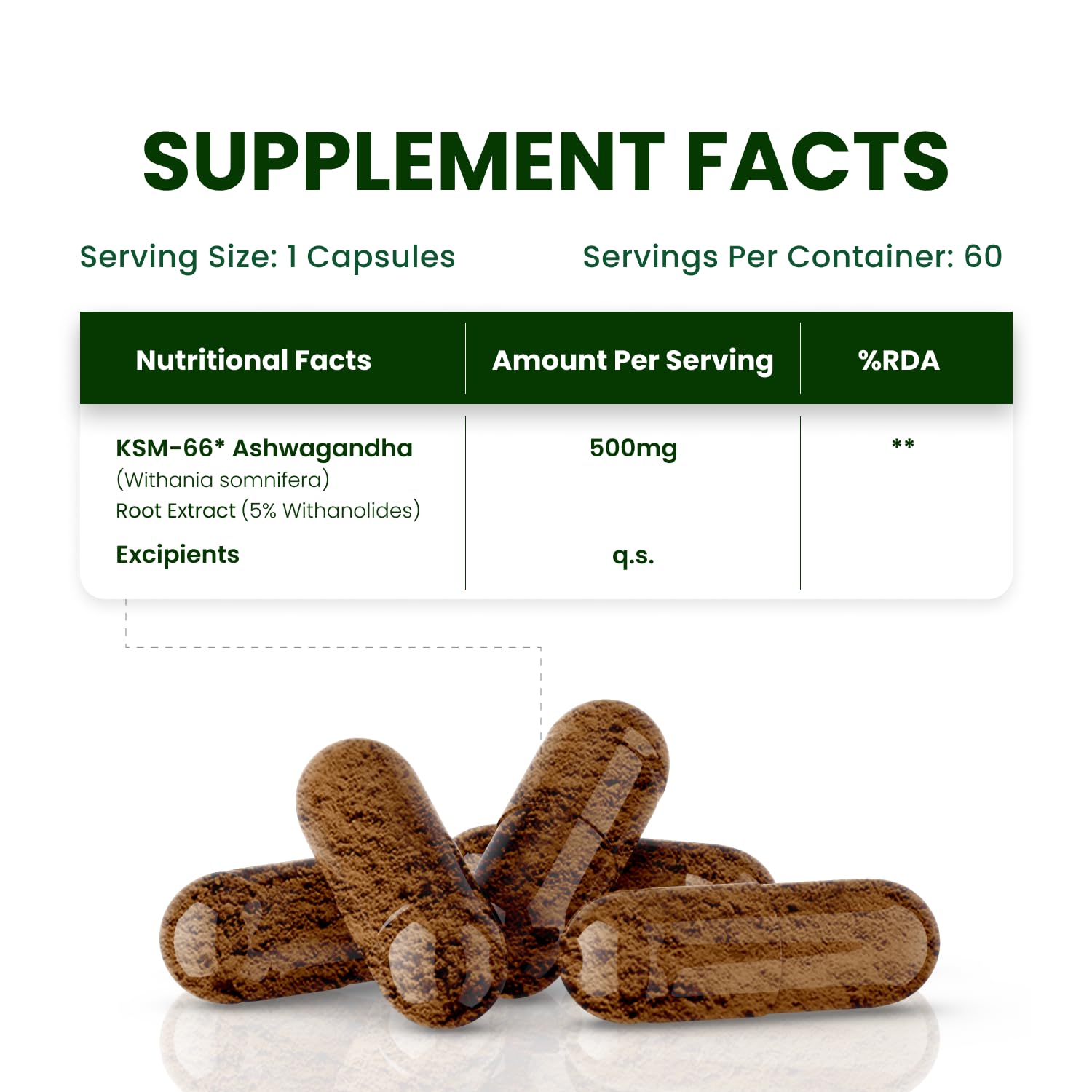 Himalayan Organics Ashwagandha 1000mg, Boost Energy, Strength, Stamina Helps Anxiety & Stress Relief For Men & Women | 60 Capsules 100gm 0.2lbs Himalayan Organics Ashwagandha 1000mg, Boost Energy, Strength, Stamina Helps Anxiety & Stress Relief For Men & Women | 60 Capsules 100gm 0.2lbs